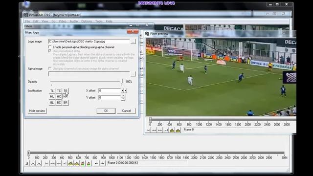 VirtualDub inserire logo personalizzato su video(tutorial) смотреть онлайн