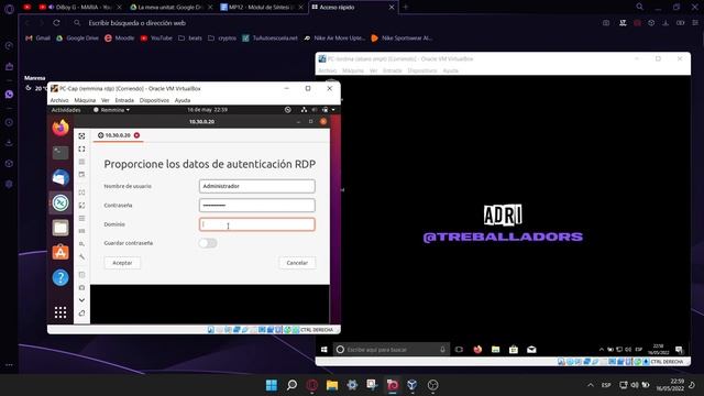Connexió d'Escriptori Remot - Ubuntu a Windows Clients (Remmina, RDP) смотреть онлайн