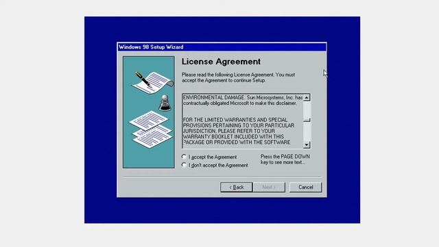 reading the windows 98 license agreement because why not смотреть онлайн