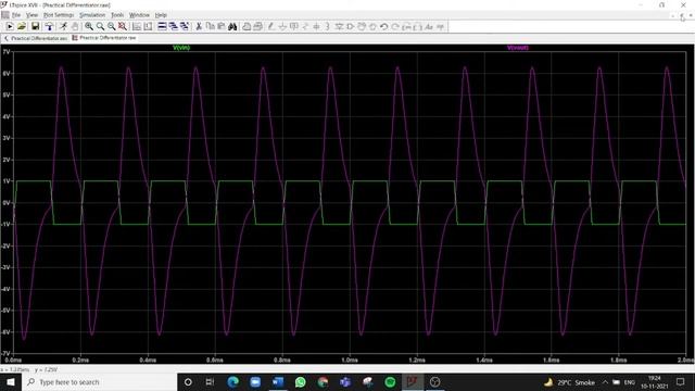 DLIC EXP-4: Design of a Practical Differentiator using Op-Amp OP07 смотреть онлайн
