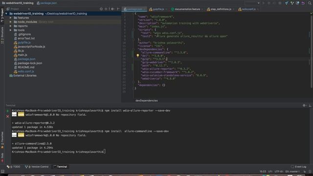 WebDriverIO Allure Reports смотреть онлайн
