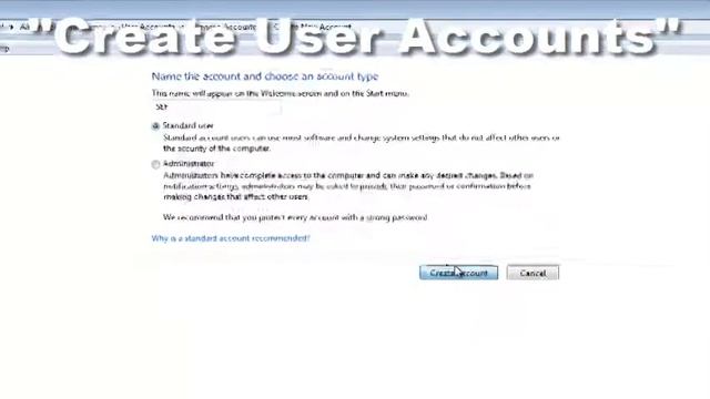 How to Create a New User in Window 7 ||All Windows|| смотреть онлайн