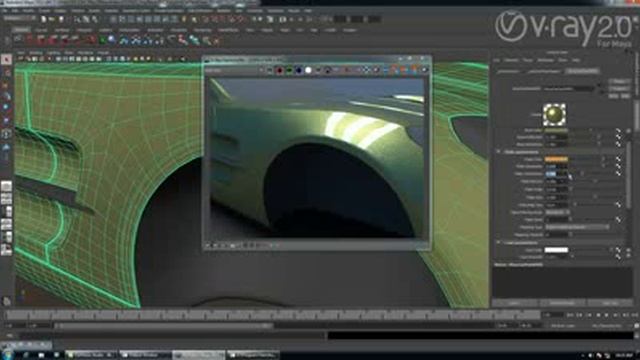 V Ray 2 0 for Maya Car Paint Material YouTube смотреть онлайн