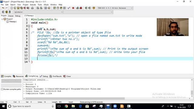 Online class onFiles in C смотреть онлайн
