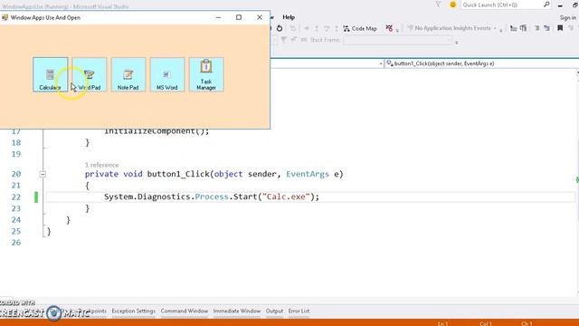 Use Window Apps Calculator, Notepad, Task Manager using C# in Urdu смотреть онлайн