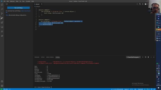 PowerShell S1E44 (foreach-object -parallel) смотреть онлайн