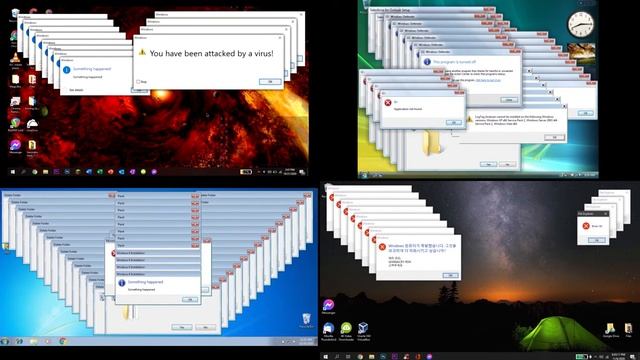 The MalError Crazy Battle (7 vs Vista vs 10 vs 10) смотреть онлайн