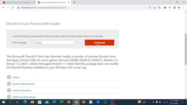 How To Fix DLL File Missing Error in Windows 10/11 смотреть онлайн