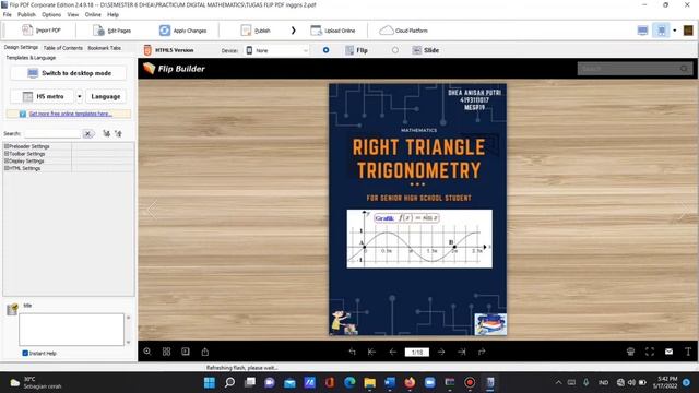 FLIP PDF TOOLS (GROUP 1 - PRACTICUM MATHEMATIC MEDIA) смотреть онлайн