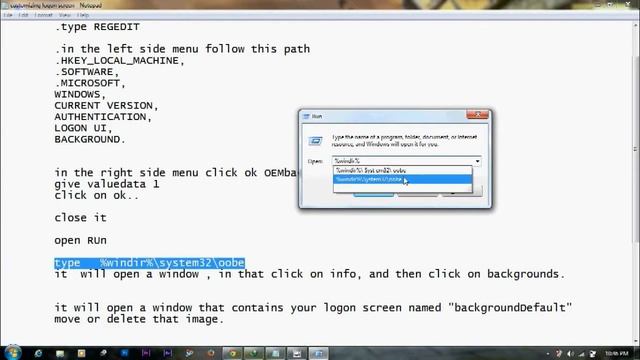 how to change windows 7 logon screen.HD смотреть онлайн