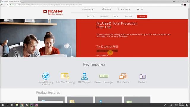How to install McAfee software on a Windows 10 PC смотреть онлайн