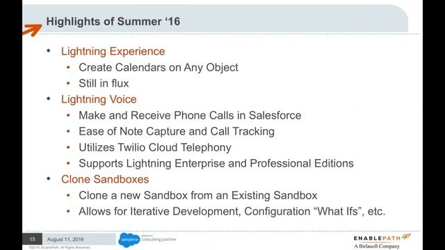 EnablePath's Salesforce News and Summer '16 Release Update смотреть онлайн