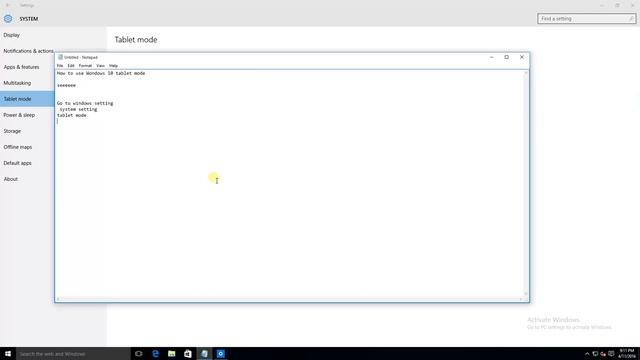 Windows 10 Tablet Mode смотреть онлайн