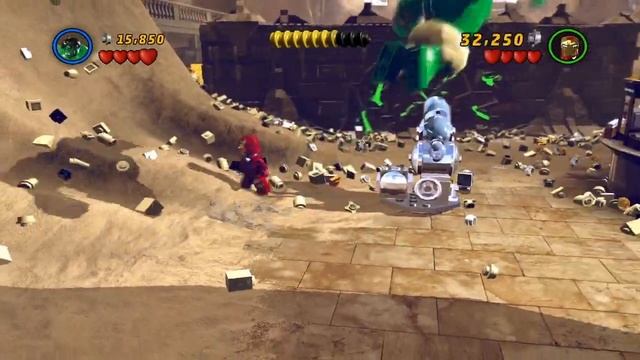 LEGO Marvel Super Heroes 100% Gameplay Walkthrough Part 1: Sand Central Station Story Mode 2 Player смотреть онлайн