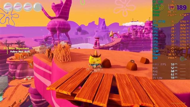 SpongeBob SquarePants: The Cosmic Shake | Radeon RX 480 | Intel Core i7-3770 смотреть онлайн