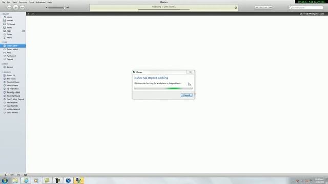itunes Store Connection Problem смотреть онлайн