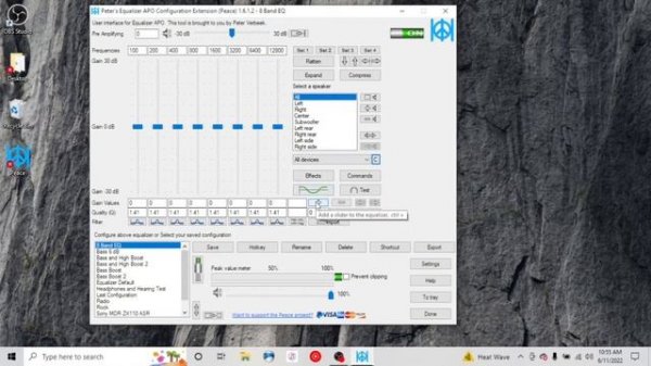 Set up Equalizer APO and PEACE GUI - Simple and Easy - Best Equalizer App for PC