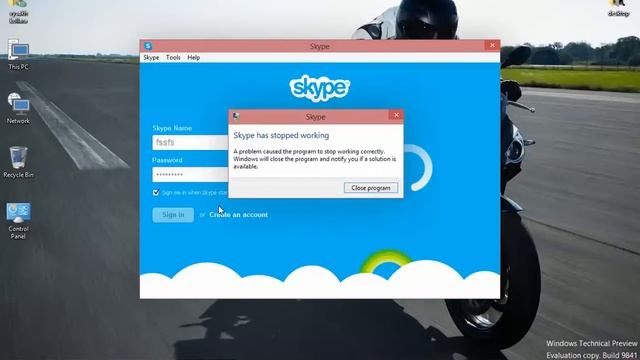 Skype-Close programme error Windows 10 смотреть онлайн
