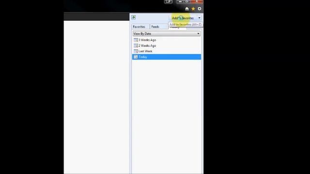 Internet Explorer 9 Menu Bar and Location Of Favorites and History смотреть онлайн