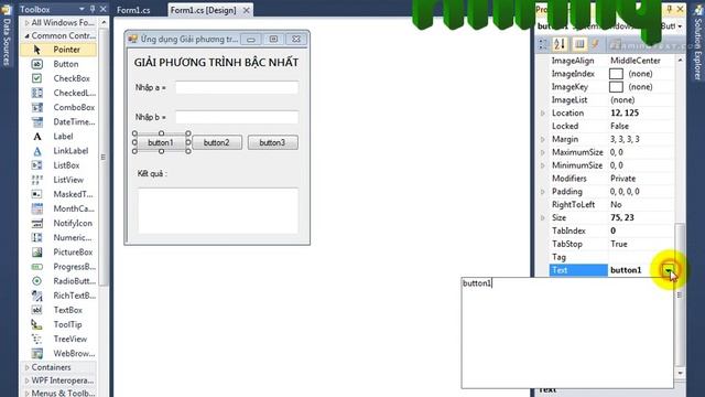 Lập trình C# Windows Form - Giải phương trình bậc nhất смотреть онлайн