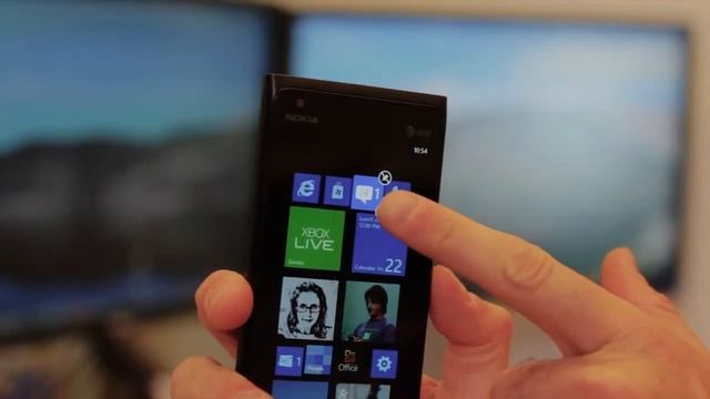 Windows Phone 7.8 Start Screen on Lumia 900 смотреть онлайн
