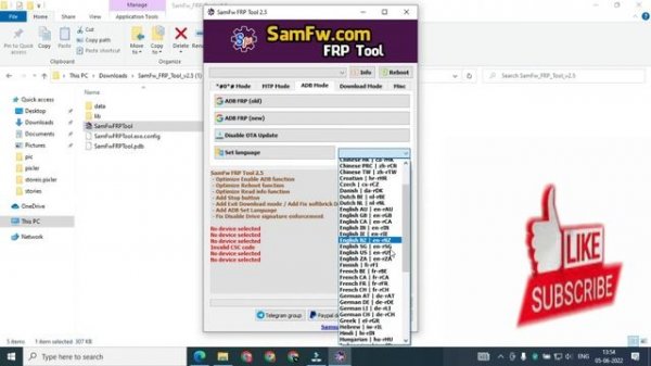 SamFw Tool V4.9 Download Latest, Samsung FRP Remove One Click, SamFw 4.9 Tool 2024.