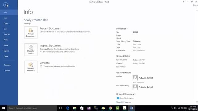23 Saving files within an application in Windows 10 essential course in Urdu and Hindi смотреть онлайн