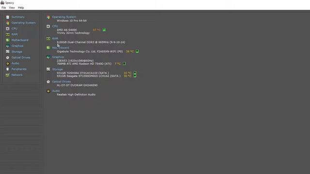 como ver las caracteristicas completas de mi pc con (Speccy) смотреть онлайн