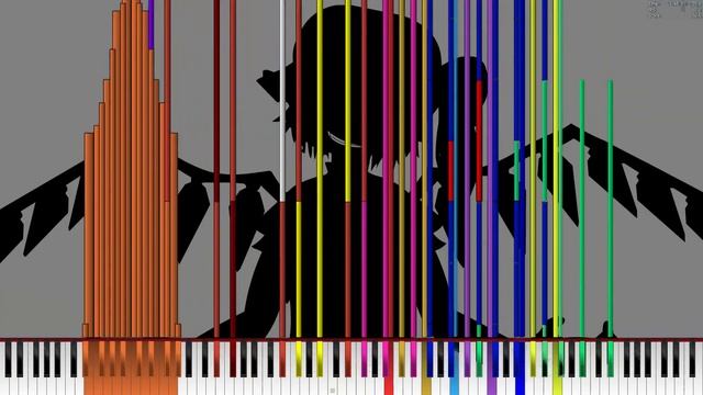 【Black MIDI】bad apple 1 million notes/【黑樂譜】壞蘋果 1百萬音符 смотреть онлайн