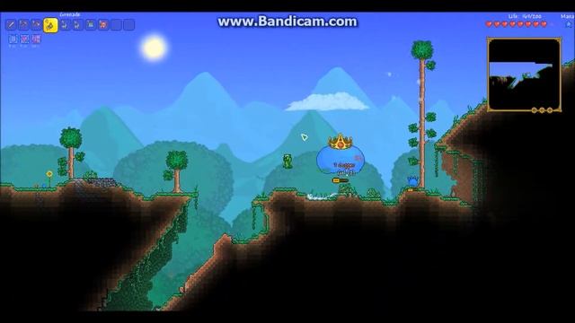Terraria 1.3 - Creeper vs Expert Mode King Slime! смотреть онлайн