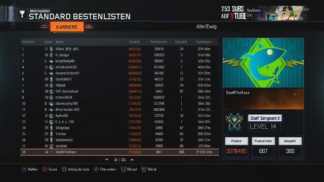 COD Black Ops 3 - Wir gehen Prestige 1! Was bringt das | Meine Stats смотреть онлайн