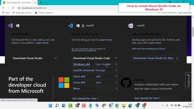 How to Install Visual Studio Code on Windows 10/11 смотреть онлайн