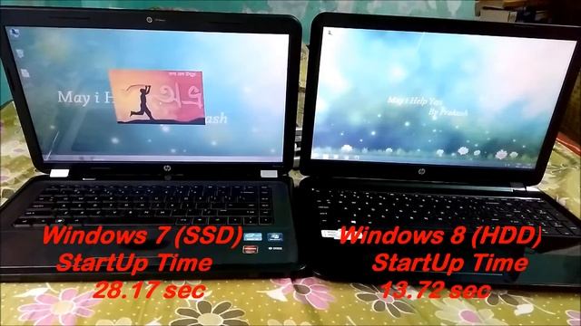 Windows 7 And Windows 8 Start up Time Test смотреть онлайн