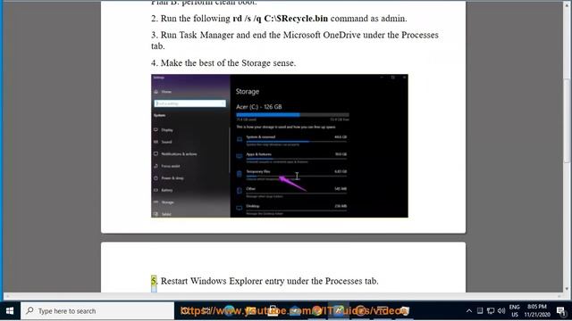 Fix Can’t Empty Recycle Bin in Windows 10 смотреть онлайн