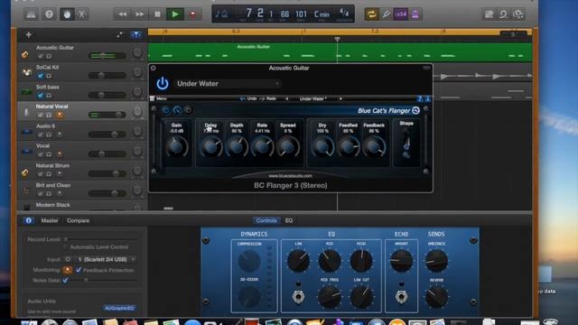 Lesson 5 Modulated Short Delays Flanger and Chorus with GarageBand 10 смотреть онлайн