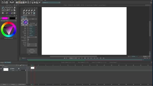 TVPaint Animation 11 チュートリアル（日本語字幕版） : 11 - カスタムブラシ смотреть онлайн