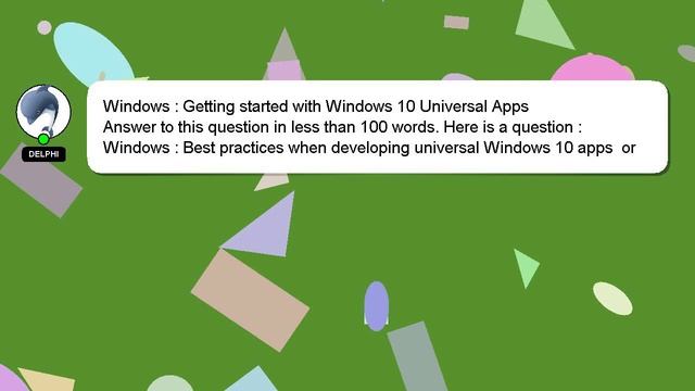 Windows : Getting started with Windows 10 Universal Apps смотреть онлайн