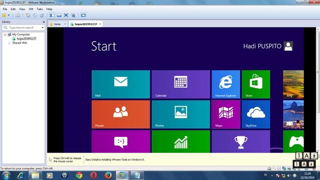 Cara Menginstal Windows 8 di Software VMware Workstation смотреть онлайн