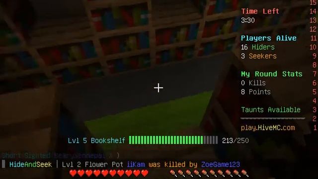 Minecraft.Сервер HiveMc!Мини игра хайд анд сик смотреть онлайн