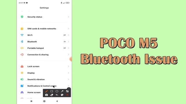 POCO M5 Bluetooth Pairing Problem || Poco M5 Bluetooth Not working смотреть онлайн