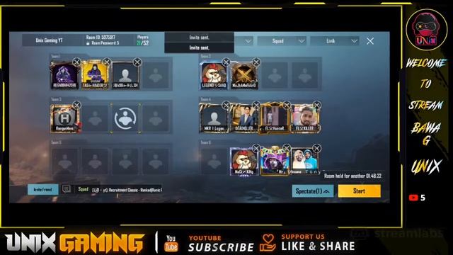 FREE Classic & TDM Custom Rooms Live with UC Giveaway on Unix Gaming | OnePlus 7T 90FPS | Unix YT смотреть онлайн