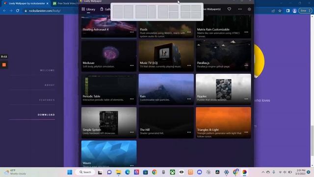 How to make a Lively video as your Desktop Wallpaper! (Windows 11) смотреть онлайн