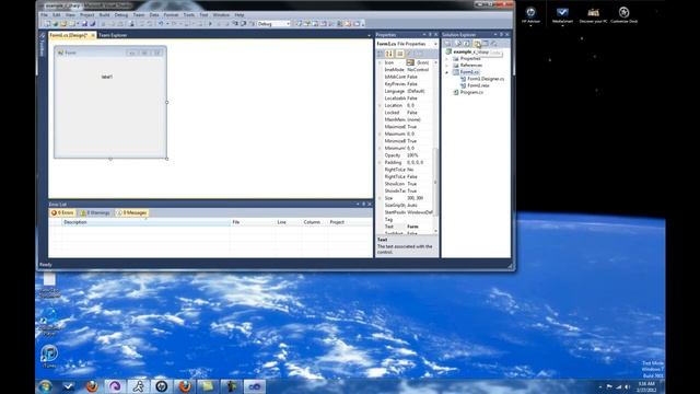 C#.Net Tutorial 1 - Introduction in C# 2010 смотреть онлайн