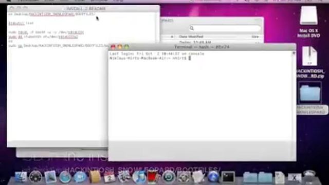 OSX 10.6.1 SnowLeopard on the eee 1000HE - Part 2 смотреть онлайн