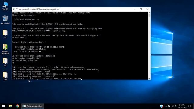 Rust Installation on windows 10 смотреть онлайн