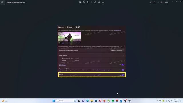 Enable Auto HDR in Windows 11 смотреть онлайн
