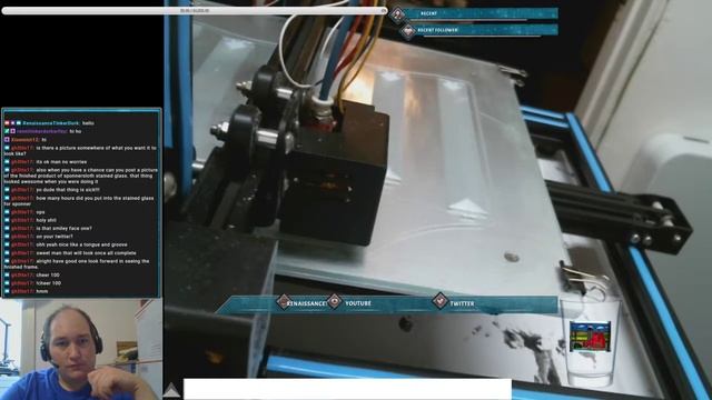 Printing stained glass window frames with my CR-10 part 1 смотреть онлайн