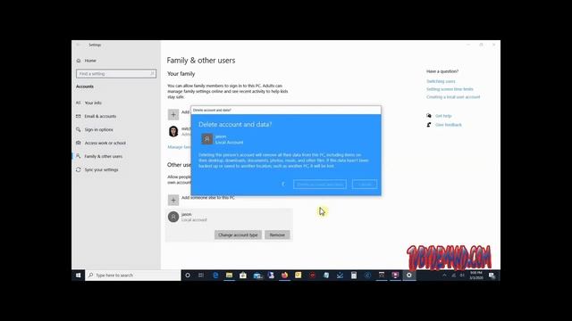 How to delete users from windows 10 смотреть онлайн