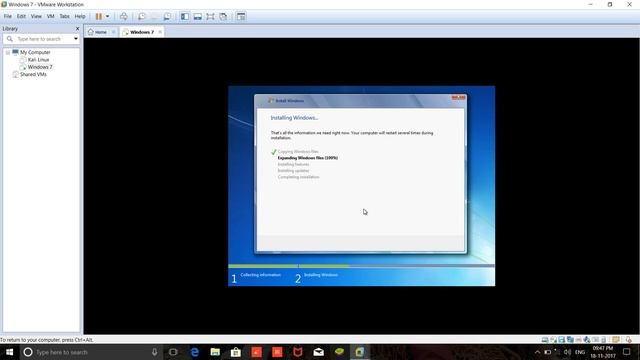 Install windows 7 on VMware workstation 12 pro [each and every step shown] смотреть онлайн