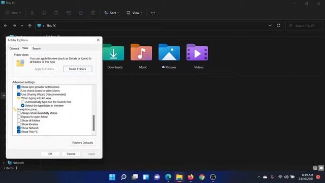 Make Explorer Navigation Pane expand to open folder in Windows 11 смотреть онлайн